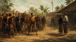 Kerusuhan Besar di Bukit Menoreh 12 – Kelompok Asing Menantang Barak, Nama Ki Gede Diseret